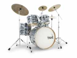 Imagem de Bateria Taye Pro X Fusion 10/12/14/16/22/cx14 black Oyster c/ Ferragens - PX-BOSP-FS1